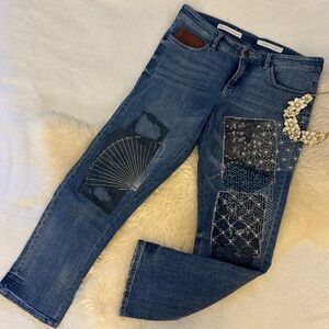 ✨Pilcro and the Letterpress Blue Straight Leg Jeans✨